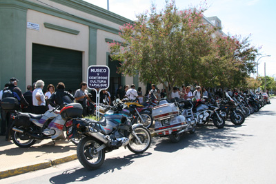 30 Some of the bikes in Tapalque on the memorial ride IMG_9207.jpg